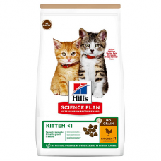 Беззлаковый сухой корм Hill's Science Plan No Grain для котят, с курицей, 1.5 кг